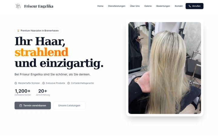 Screenshot of friseur-engelika.de