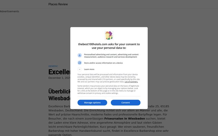 Screenshot of friseur-excellence.de