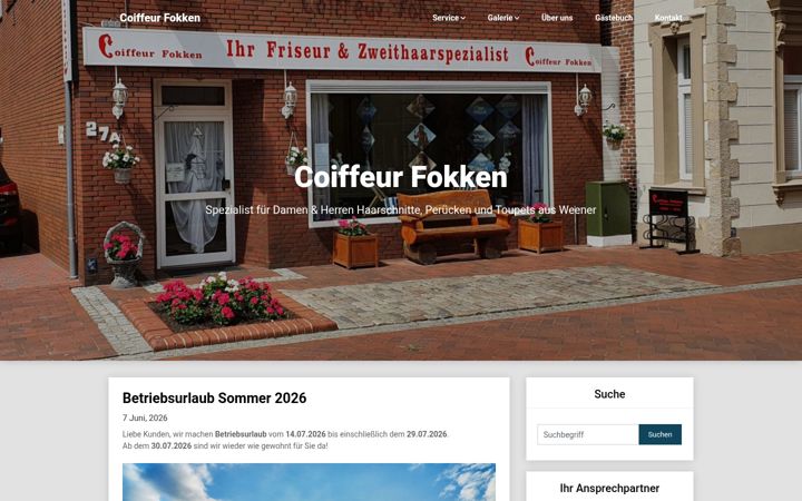 Screenshot of friseur-fokken.de