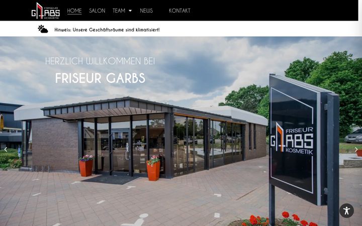 Screenshot of friseur-garbs.de