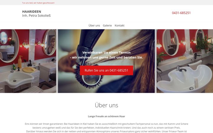 Screenshot von friseur-haarideen.de