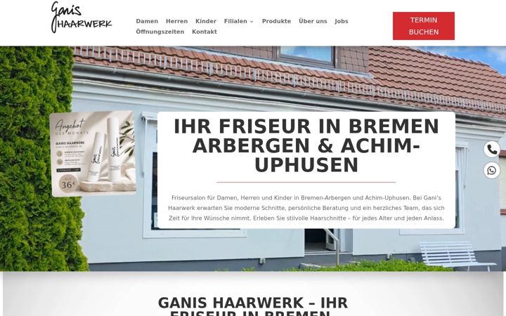 Snímek obrazovky friseur-haarwerk.de