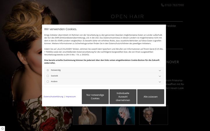 Screenshot of friseur-hannover-podbi.de