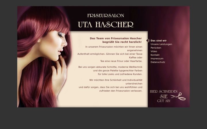Screenshot of friseur-hascher.de