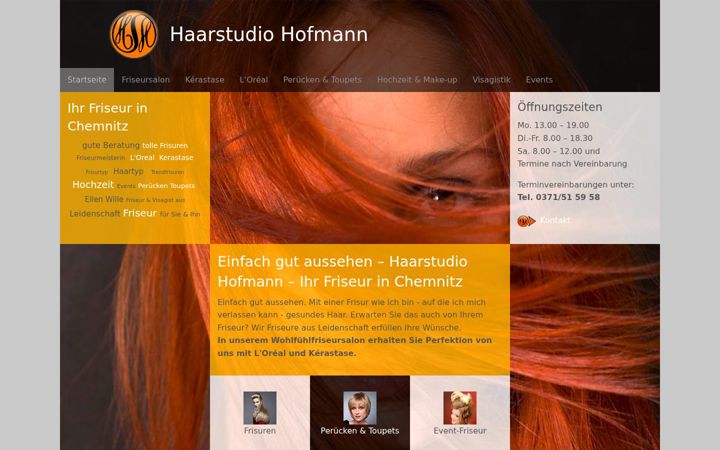 Screenshot of friseur-in-chemnitz.de