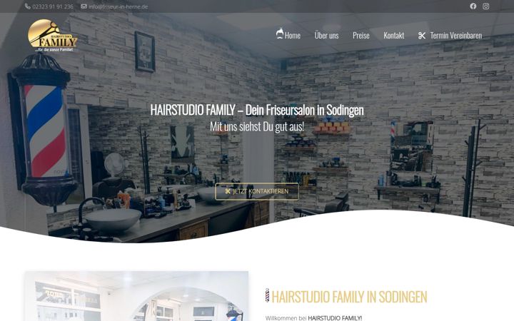Screenshot of friseur-in-herne.de