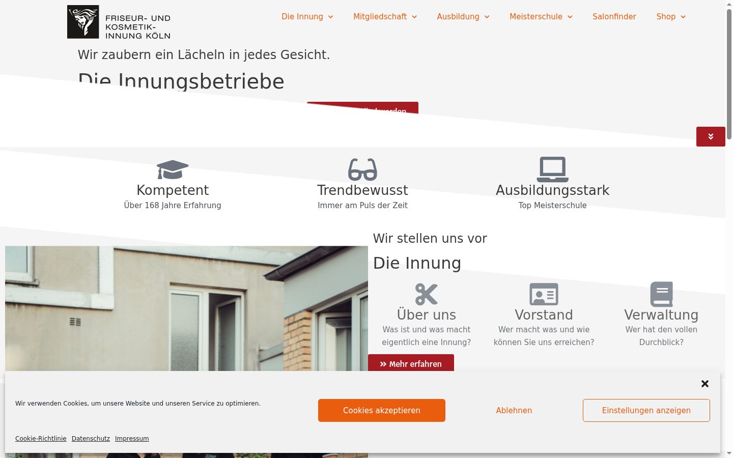 Ekrānuzņēmums ar piekrišanas baneri, kas tika rādīts pirms jebkādas mijiedarbības