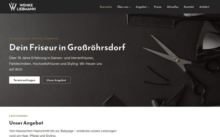 Screenshot of friseur-liebmann.de