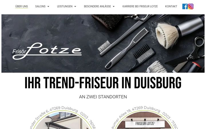 Skärmbild av friseur-lotze.de