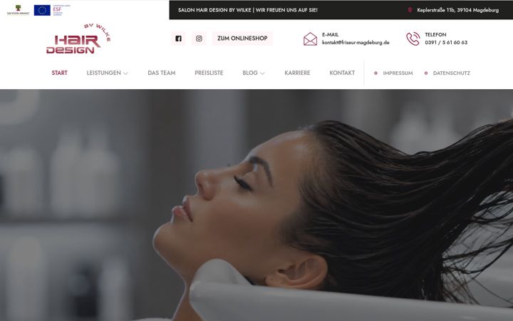 Screenshot of friseur-magdeburg.de