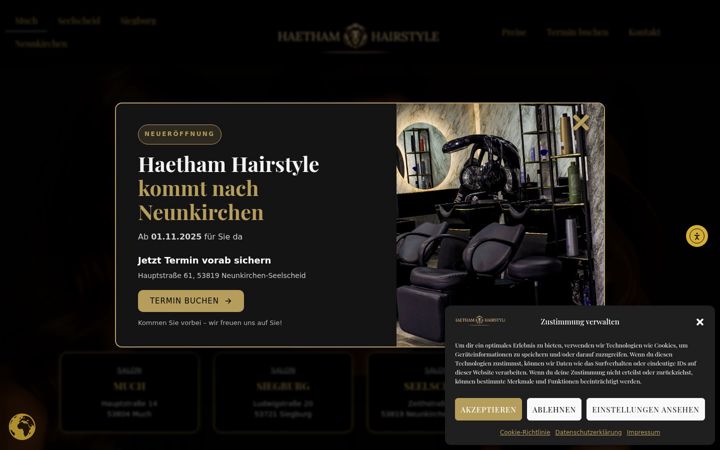 Skärmbild av friseur-much.de