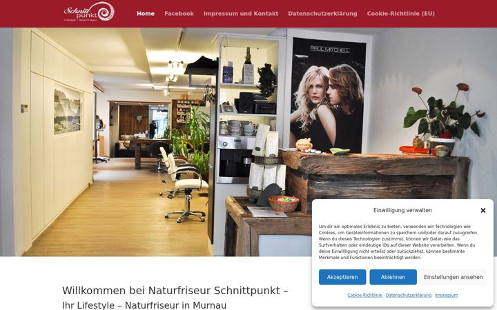 Skärmbild av friseur-murnau.de