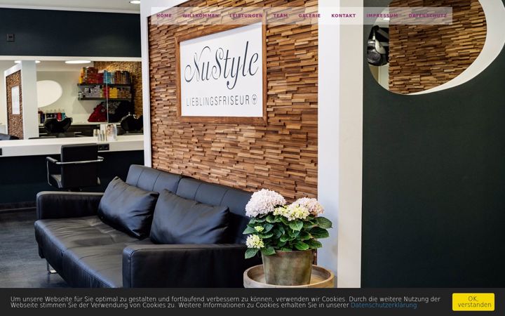 Screenshot of friseur-nustyle.de