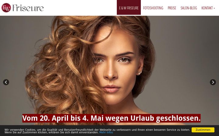 Екранна снимка на friseur-sandersdorf.de
