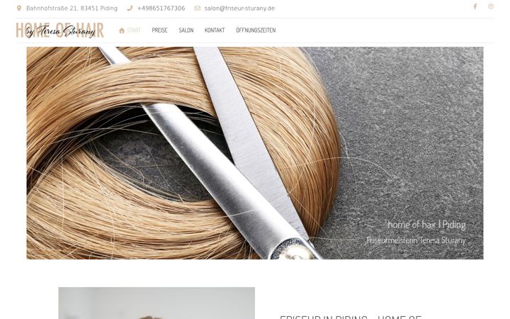 Екранна снимка на friseur-sturany.de