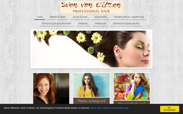 Екранна снимка на friseur-sven-von-eitzen.de