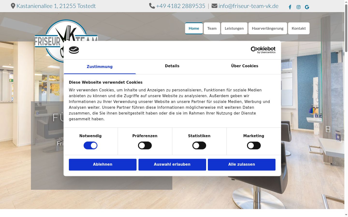 Sutikimo reklamjuostės, rodytos prieš bet kokią sąveiką, ekrano kopija