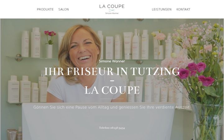 Ekraanipilt saidist friseur-tutzing.de
