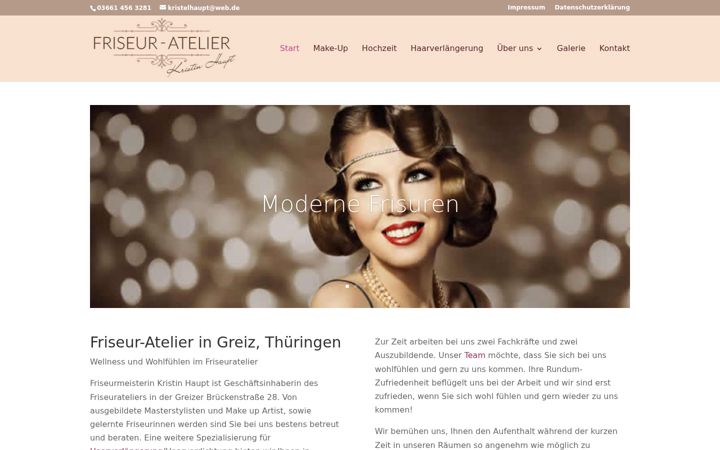 Screenshot του friseuratelier-greiz.de