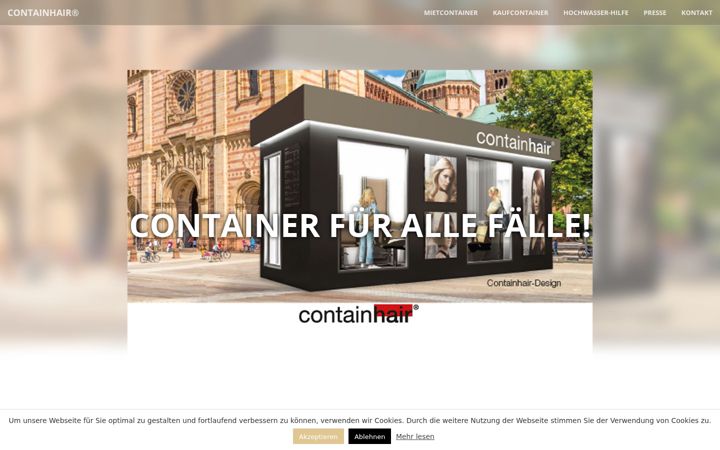Screenshot του friseurcontainer.de