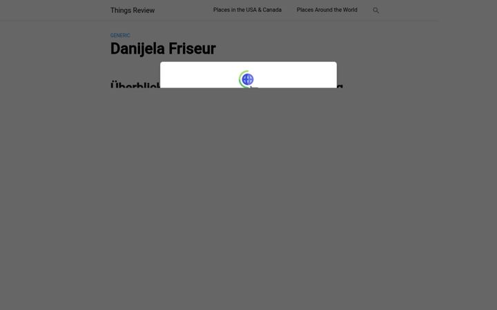 Screenshot του friseurdanijela.de