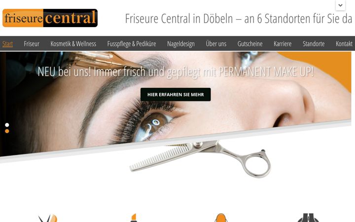 Screenshot του friseure-central.de