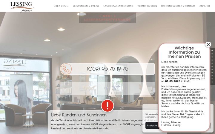 Screenshot του friseure-lessing.de