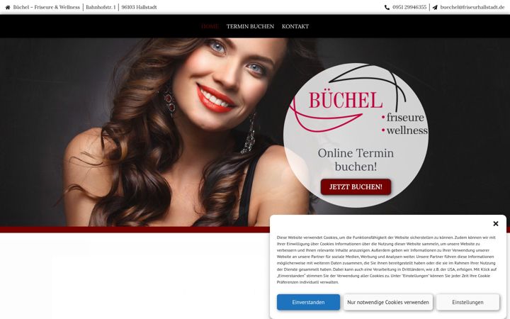 Screenshot του friseurhallstadt.de