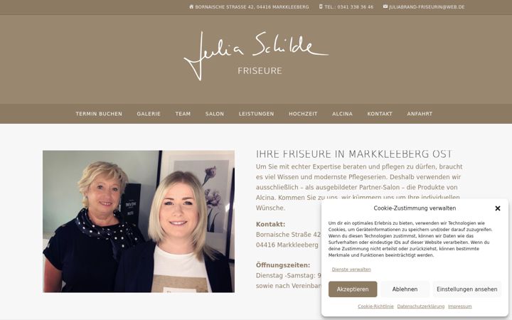 Screenshot του friseurin-brand.de