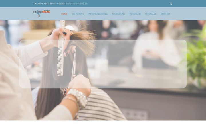 Screenshot of friseurinnung-landshut.de