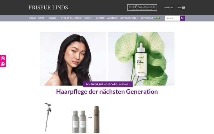 Zrzut ekranu friseurlinds.de