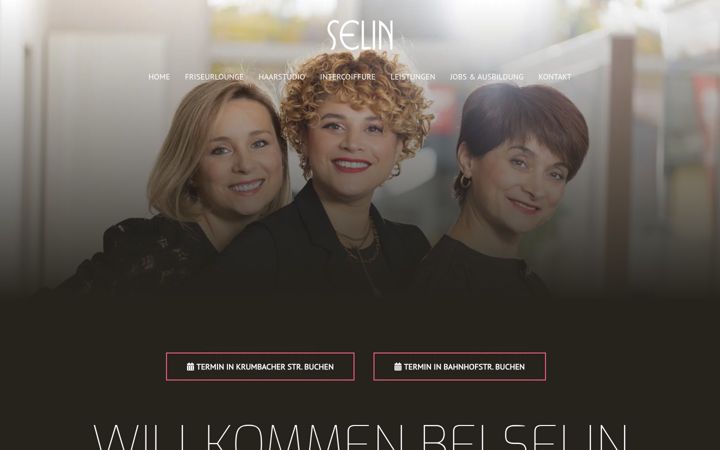 Zrzut ekranu friseurlounge-selin.de