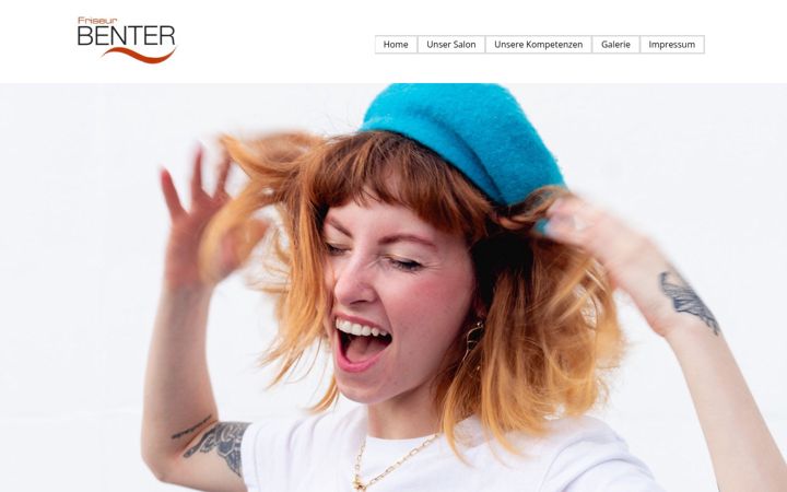 Screenshot of friseursalon-benter.de