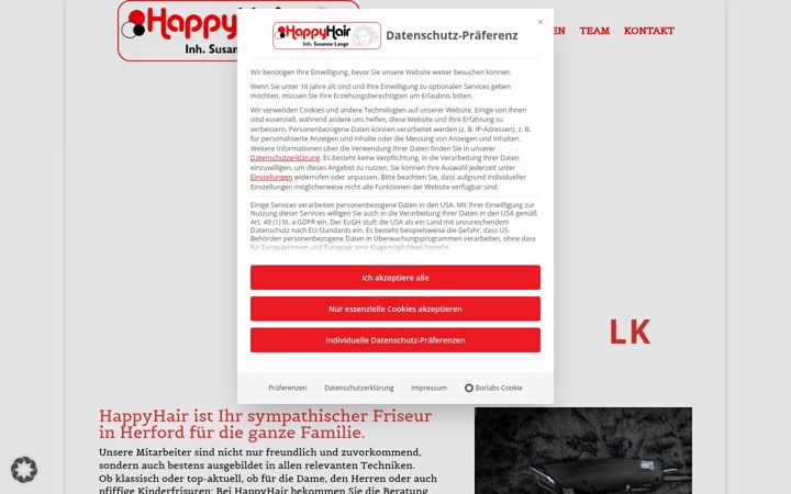 Zrzut ekranu friseursalon-happyhair.de