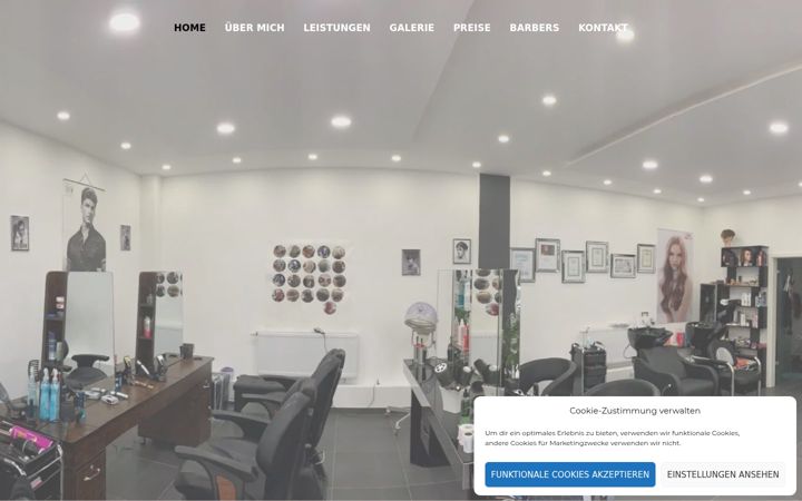 Zrzut ekranu friseursalon-merita.de