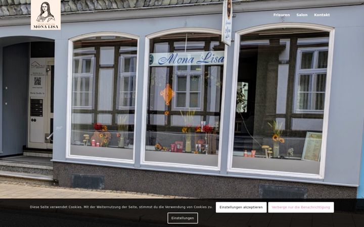 Zrzut ekranu friseursalon-monalisa.de