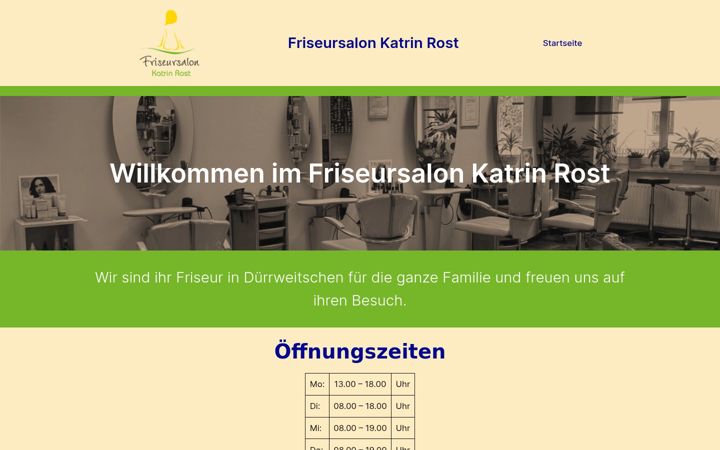 Zrzut ekranu friseursalon-rost.de