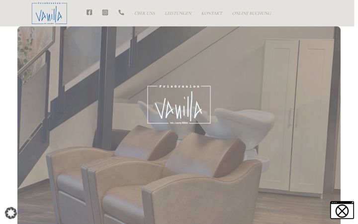 Zrzut ekranu friseursalon-vanilla.de