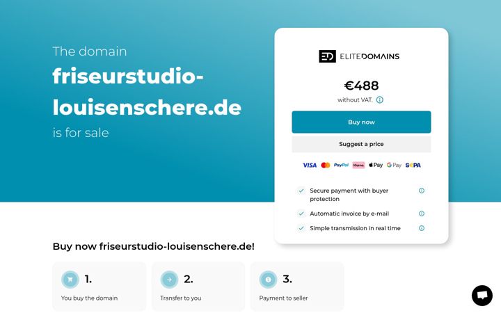 Zrzut ekranu friseurstudio-louisenschere.de