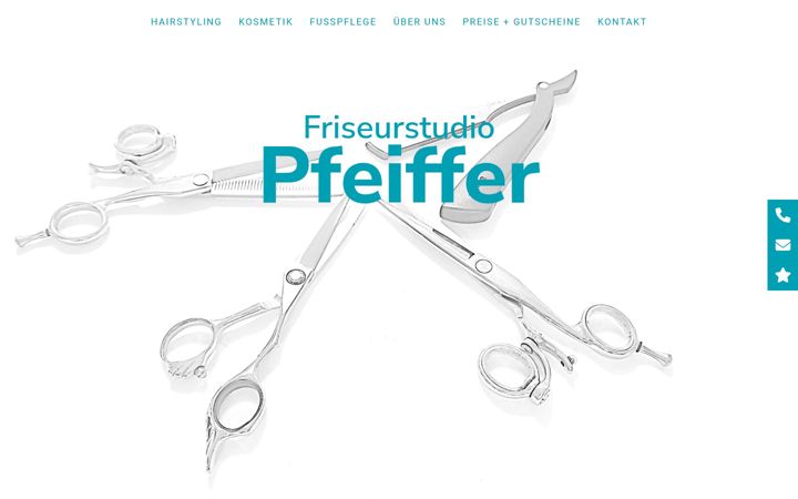 Zrzut ekranu friseurstudio-pfeiffer.de