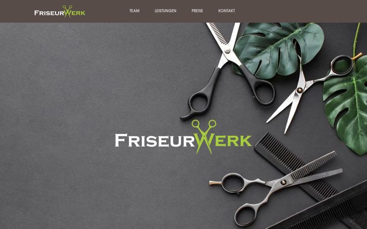 Snimka zaslona za friseurwerk-weit.de