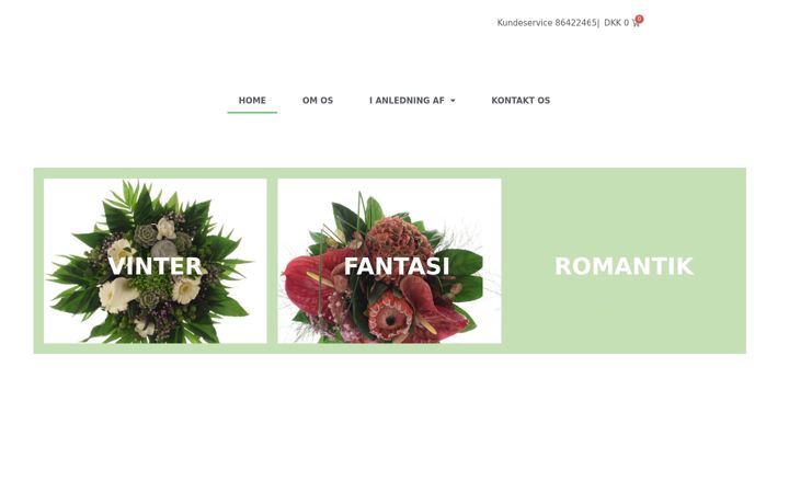 Screenshot of friskeblomster.dk