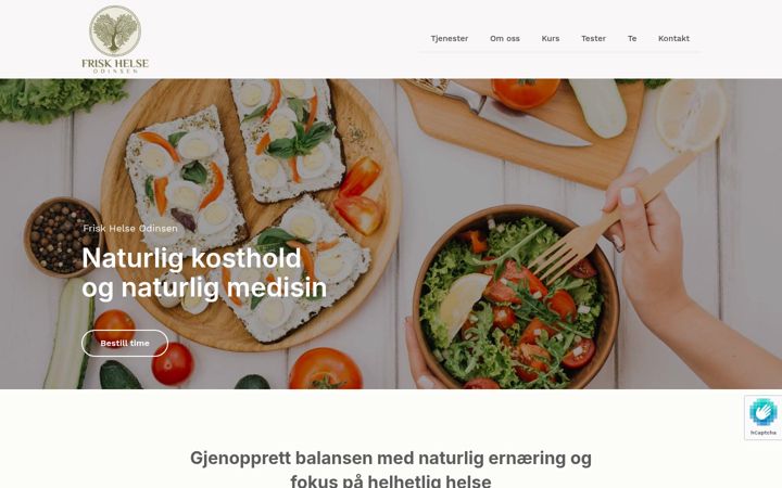 Screenshot of friskhelse.com