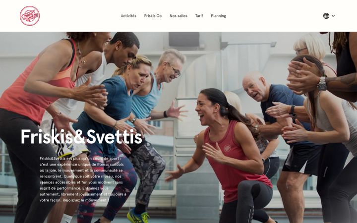 Screenshot of friskissvettis.fr