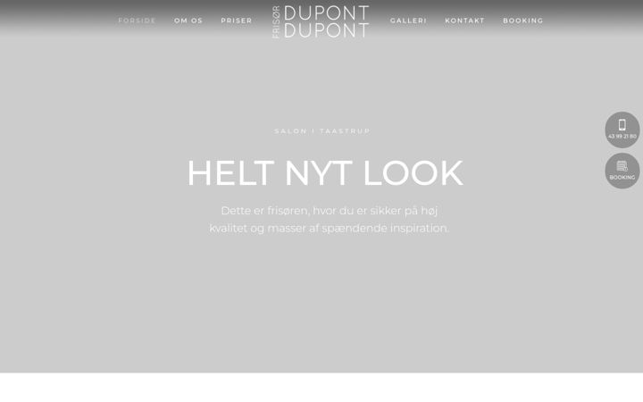 Screenshot of frisoerdupont.dk