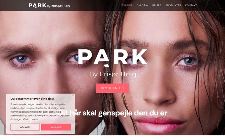 Screenshot of frisoeruniq.dk