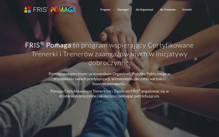 Screenshot of frispomaga.pl