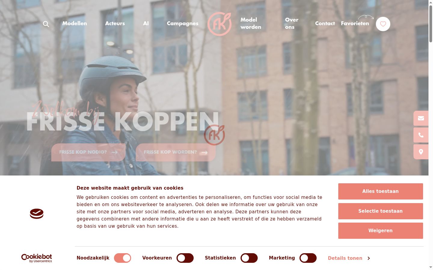 Screenshot tal-banner tal-kunsens muri qabel kwalunkwe interazzjoni