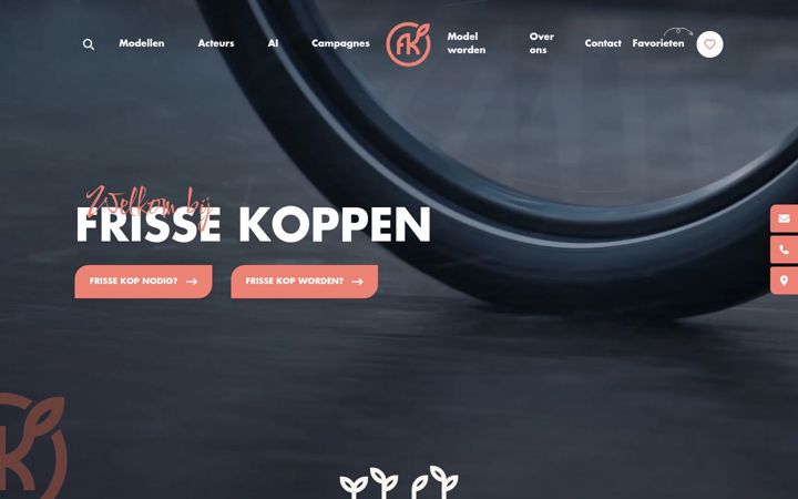 Screenshot of frissekoppen.nl