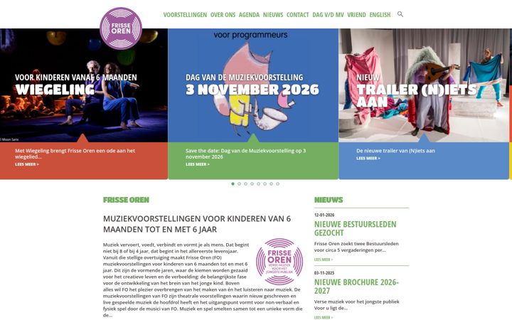 Screenshot of frisseoren.nl